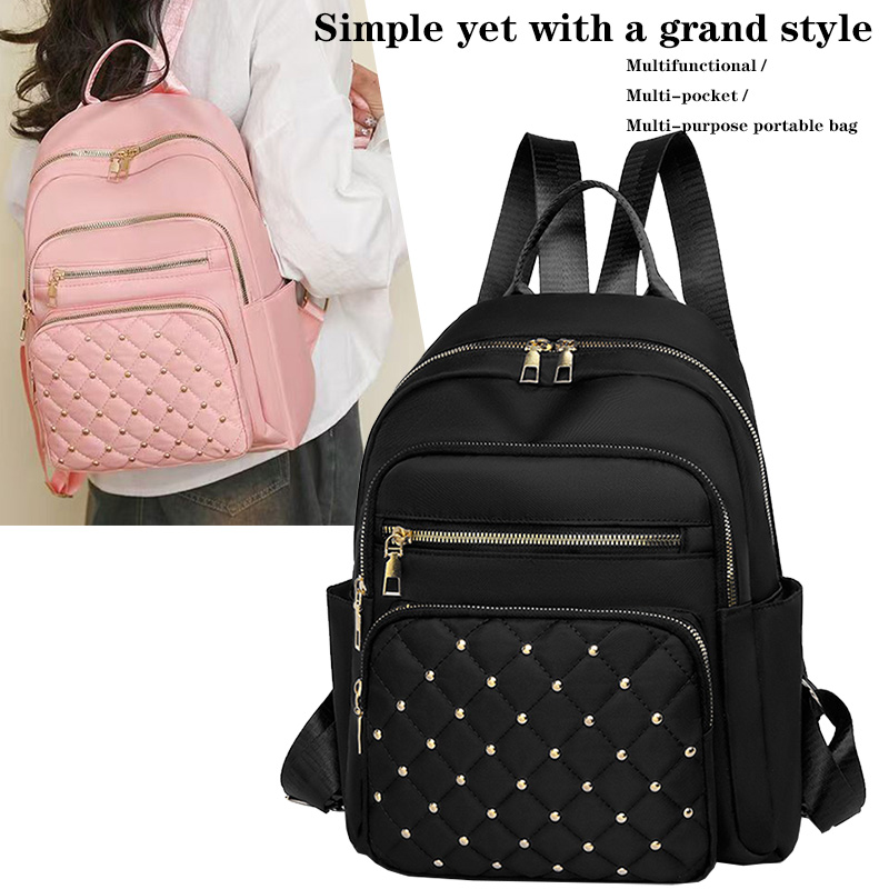 Mini Backpack Purse - Zaino da donna in tessuto morbido